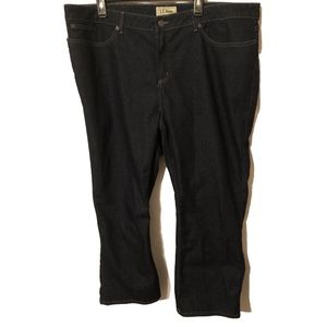 LL Bean Favorite Fit Straight Jeans Women's 20W